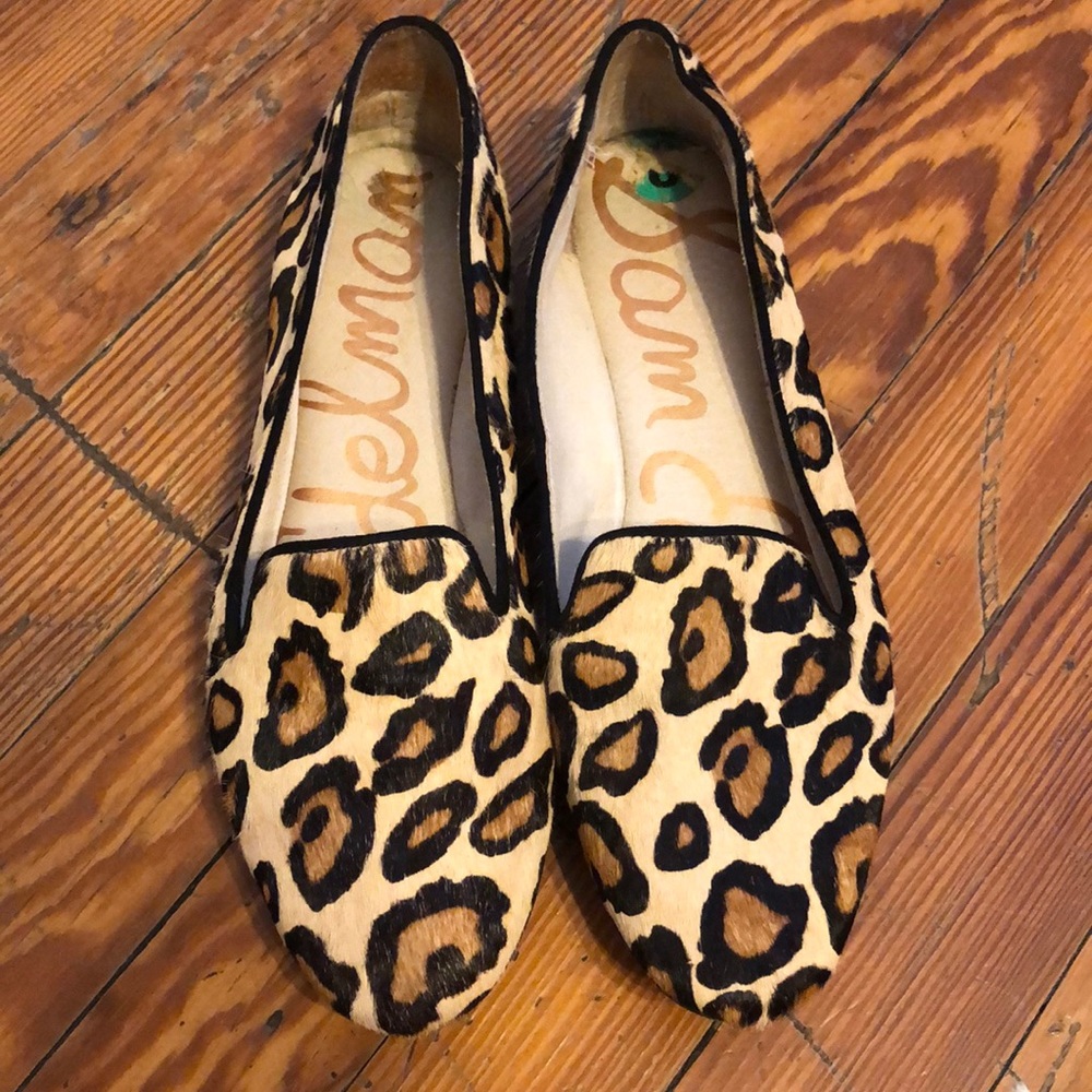 Sam Edelman leopard loafers